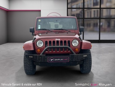 Jeep wrangler 2.8 crd 177 ch bva unlimited sahara révisé  garanti 12 mois occasion simplicicar royan simplicicar...