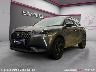 Ds ds3 crossback puretech 130 eat8 performance line caméra de recul sièges alcantara détection angles mort garantie 12...