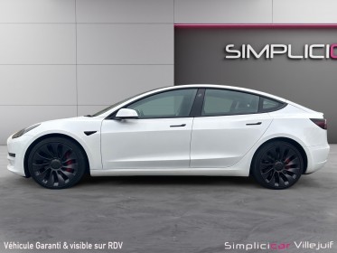 Tesla model 3 performance awd, garantie tesla jusqu'en 2026, caméra de recul, autopilote occasion simplicicar villejuif ...