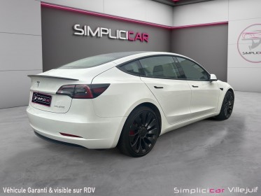 Tesla model 3 performance awd, garantie tesla jusqu'en 2026, caméra de recul, autopilote occasion simplicicar villejuif ...