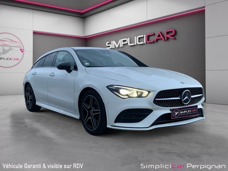 Mercedes cla shooting brake 180 d amg line - pack black - ambiance led - sièges cuir/alcantara - virtual cockpit -...