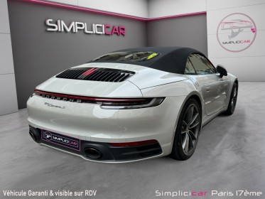 Porsche 911 carrera cabriolet 992 s cabriolet 3.0i 450 pdk francaise / entretien porsche occasion paris 17ème (75)(porte...