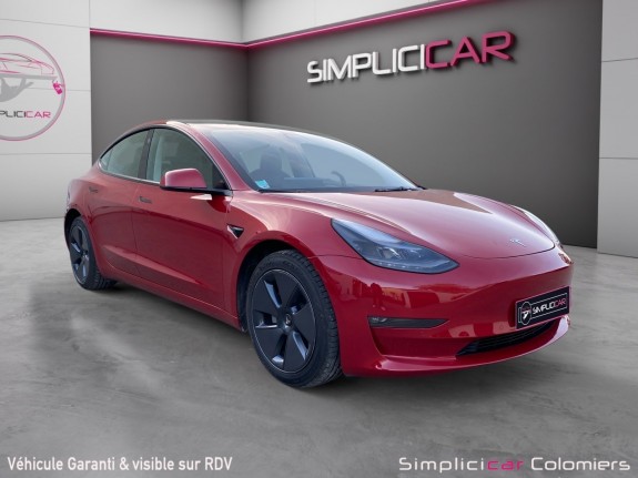 Tesla model 3 grande autonomie  awd occasion simplicicar colomiers  simplicicar simplicibike france