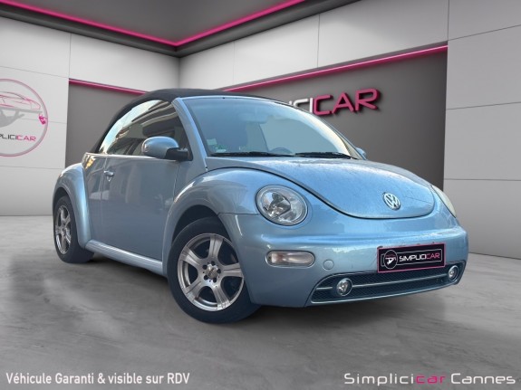 Volkswagen new beetle cabriolet 1.6i / garantie 1 an occasion cannes (06) simplicicar simplicibike france