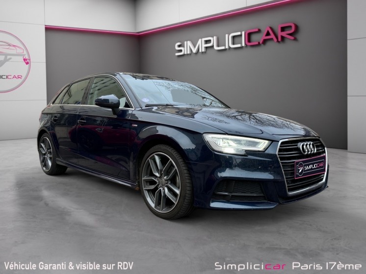 Audi a3 sportback 35 tfsi cod 150 s tronic 7 s line garantie 12 mois occasion paris 17ème (75)(porte maillot) simplicicar...