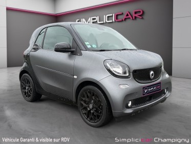 Smart fortwo coupe 82 ch electrique prime - pack sport - gris mat - cuir occasion champigny-sur-marne (94) simplicicar...