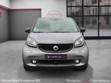 Smart fortwo coupe 82 ch electrique prime - pack sport - gris mat - cuir occasion champigny-sur-marne (94) simplicicar...