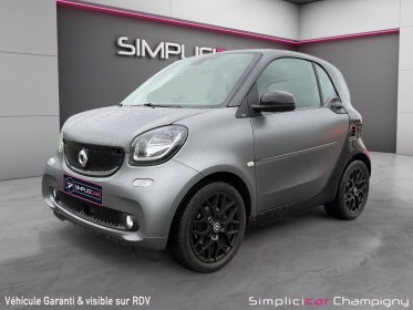 Smart fortwo coupe 82 ch electrique prime - pack sport - gris mat - cuir occasion champigny-sur-marne (94) simplicicar...