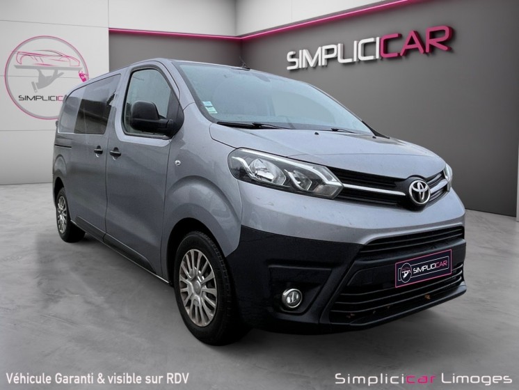 Toyota proace cabine approfondie rc19 long 2.0l 120 d-4d bvm6 business occasion simplicicar limoges  simplicicar simplicibike...