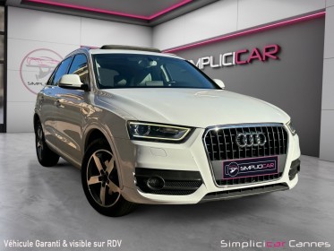 Audi q3 2.0 tdi 140 ch ambition luxe - toit ouvrant  cuir occasion cannes (06) simplicicar simplicibike france