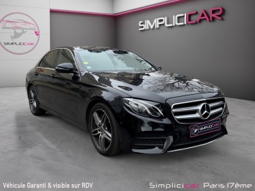 Mercedes classe e 220 d 9g-tronic amg line entretien mercedes/garantie 12 mois occasion paris 17ème (75)(porte maillot)...