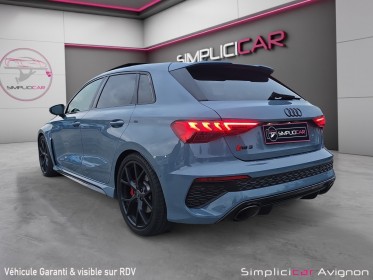 Audi rs3 sportback 1er main 400ch 2.5 tfsi  s tronic 7 quattro malus payer garantie 2028 audi occasion avignon (84)...