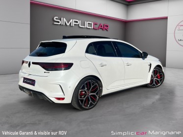 Renault megane iv berline tce 300 edc r.s. trophy blanc nacrÉ suivi renault complet toit ouvrant rs monitor bose camera...