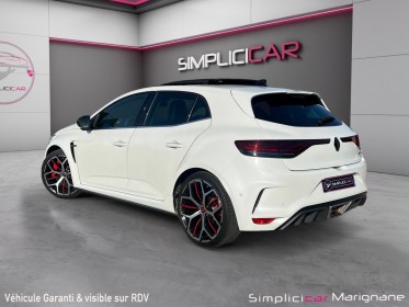 Renault megane iv berline tce 300 edc r.s. trophy blanc nacrÉ suivi renault complet toit ouvrant rs monitor bose camera...