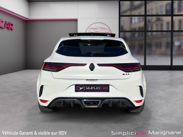 Renault megane iv berline tce 300 edc r.s. trophy blanc nacrÉ suivi renault complet toit ouvrant rs monitor bose camera...