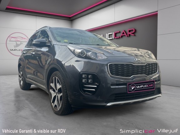 Kia sportage 1.7 crdi 141 isg 4x2 dct7 gt line, apple carplay, line assist, detecteur de pluie, camera de recul, volant......