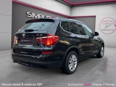 Bmw x3 f25 lci sdrive18d 150ch lounge plus occasion paris 17ème (75)(porte maillot) simplicicar simplicibike france