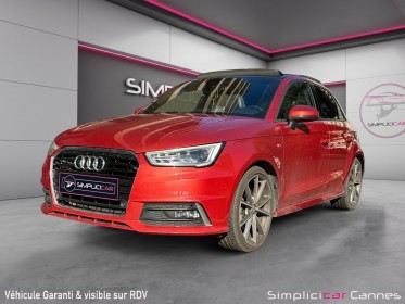 Audi a1 sportback 1.6 tdi 116 s tronic 7 s line occasion cannes (06) simplicicar simplicibike france