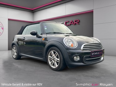 Mini cabriolet r57 122 ch cooper pack chili garantie 12 mois occasion simplicicar royan simplicicar simplicibike france