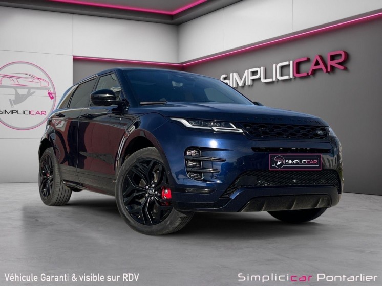 Land rover range rover evoque mark ii p300e phev awd bva8 r-dynamic hse occasion simplicicar pontarlier simplicicar...