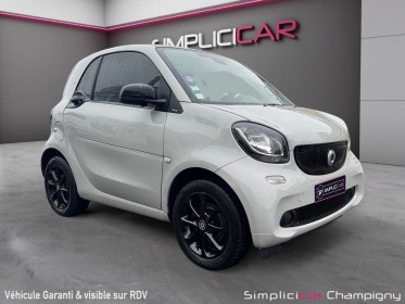 Smart fortwo coupe 71 ch passion - boite auto - couleur exclusive craie - gps occasion champigny-sur-marne (94) simplicicar...