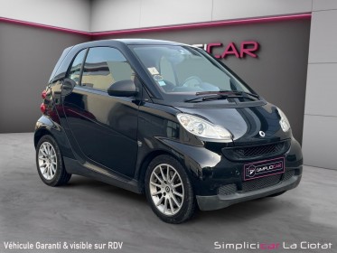 Smart fortwo 2  ii 52 kw coupe  passion mhd softouch occasion simplicicar la ciotat simplicicar simplicibike france