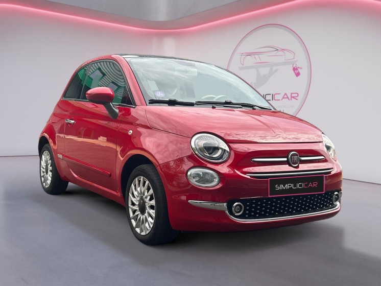 Fiat 500 serie 6 1.2 69 ch version eco pack lounge garantie 1an occasion  simplicicar nord isere simplicicar simplicibike...