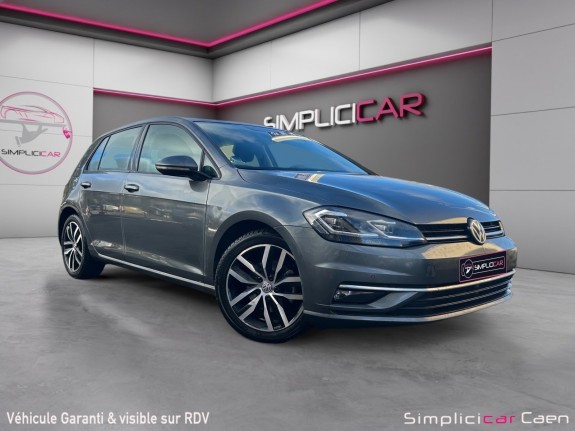 Volkswagen golf 2.0 tdi 150 dsg7 carat. garantie 12 mois. carplay, caméra de recul, toit ouvrant. occasion simplicicar caen ...