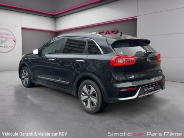 Kia niro 1.6 gdi hybride rechargeable 141 ch dct6 design occasion paris 17ème (75)(porte maillot) simplicicar simplicibike...