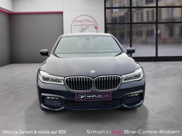 Bmw serie 7 g11/g12 730d xdrive 265 ch m sport a- opération noel garantie 24 mois occasion simplicicar brie-comte-robert...