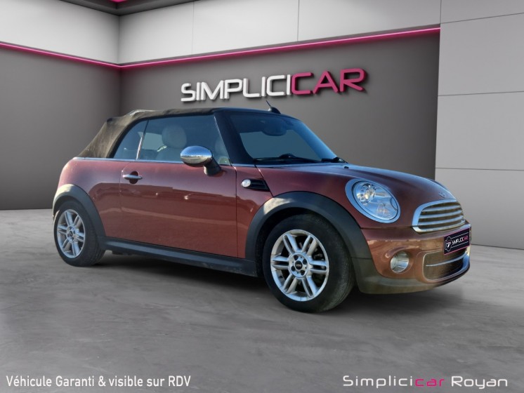 Mini cooper d cabriolet pack chili garantie 1 ans occasion simplicicar royan simplicicar simplicibike france