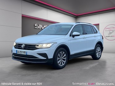 Volkswagen tiguan 1.4 ehybrid 245ch dsg6 life plus - garantie 12 mois occasion parc voitures beauvais simplicicar...