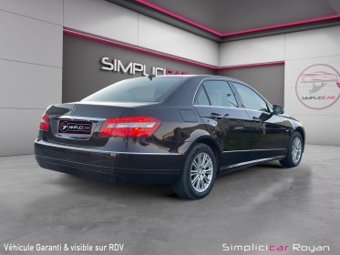 Mercedes classe e 200 cdi blueefficiency avantgarde executive bva révisé  garanti 12 mois occasion simplicicar royan...