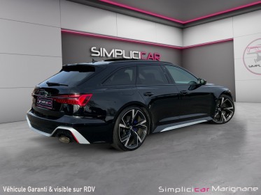 Audi rs6 c8 avant 25 rs anniversaire 600 ch 4,0 v8 tfsi  francaise  ceramiques suivi audi  toit ouvrant bo  cam 360  volant...