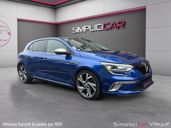 Renault megane iv berline tce 205 energy edc gt full entretien renault apple car play caméra de recul pack bose garantie...