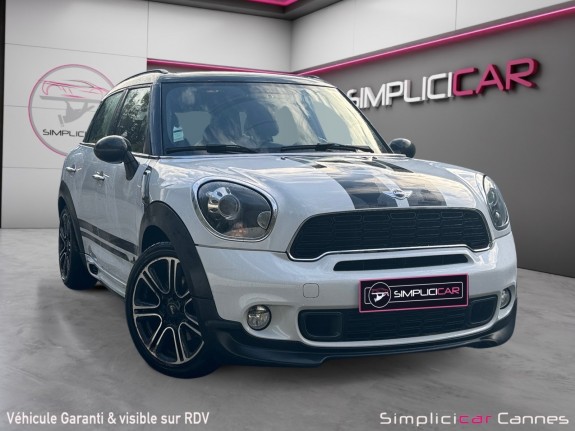 Mini countryman r60 184 ch all4 cooper s pack jcw intérieur extérieur occasion cannes (06) simplicicar simplicibike france