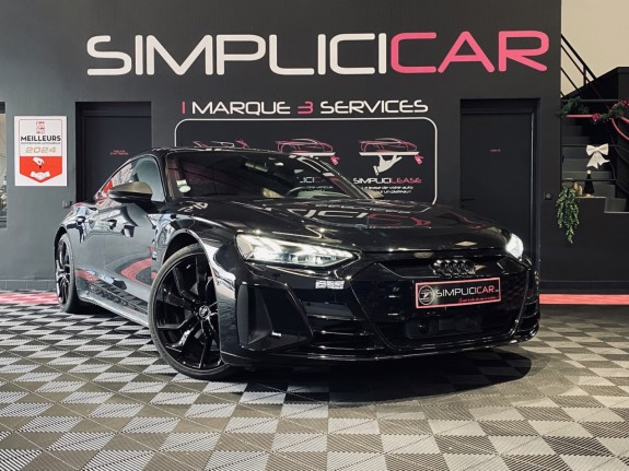 Audi e-tron gt 476 ch quattro e-tron - entretien audi - garantie 12 mois occasion  simplicicar aix les bains simplicicar...