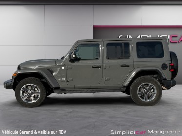 Jeep wrangler unlimited 2.2 l multijet adblue 200 ch 4x4 bva8 sahara suivi jeep/attelage/carplay/garantie 12 mois occasion...