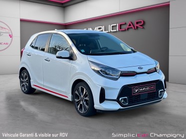 Kia picanto 1.2 i 84ch gt line boite automatique - carplay - camera de recul - cuir- occasion champigny-sur-marne (94)...