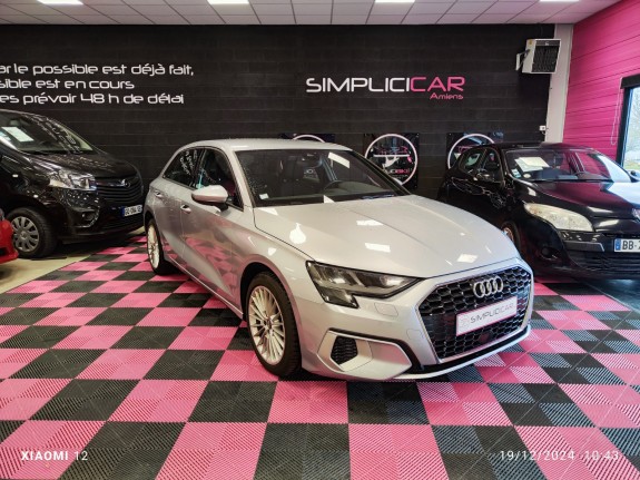 Audi a3 sportback 30 tfsi mild hybrid 110 s tronic 7 design garantie un an peu de kilomètres occasion simplicicar amiens ...