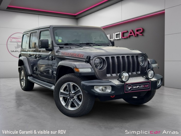 Jeep wrangler unlimited 2.2 l multijet adblue 200 ch 4x4 bva8 sahara occasion simplicicar arras  simplicicar simplicibike...