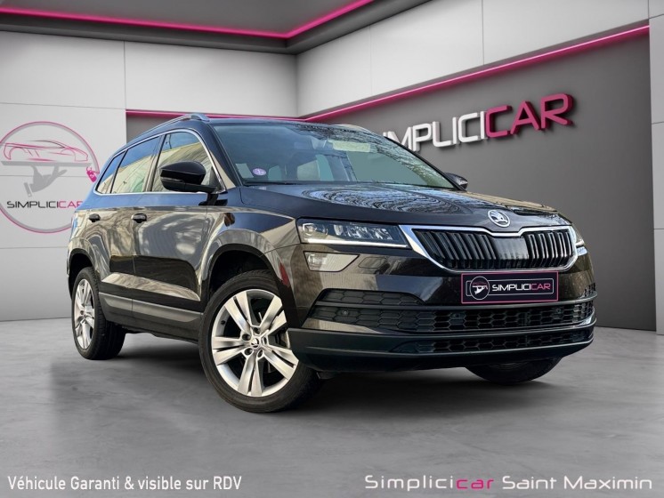 Skoda karoq 1.5 tsi 150 ch act dsg7 style / full entretien skoda occasion simplicicar st-maximin simplicicar simplicibike...