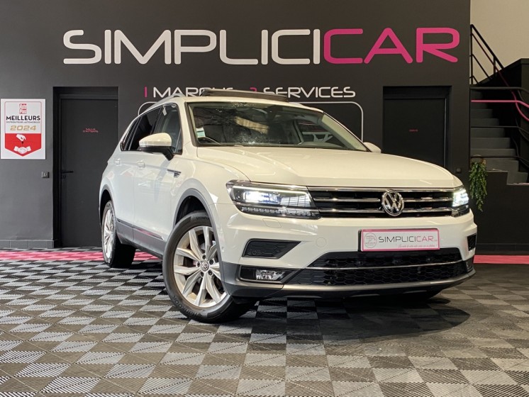 Volkswagen tiguan allspace 2.0 tdi 150 dsg7 carat - garantie 12 mois - entretien vw occasion  simplicicar aix les bains...