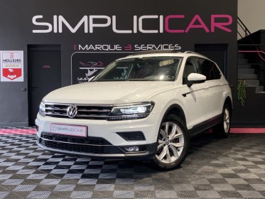 Volkswagen tiguan allspace 2.0 tdi 150 dsg7 carat - garantie 12 mois - entretien vw occasion  simplicicar aix les bains...