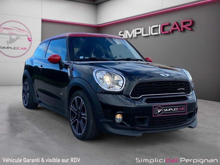 Mini paceman r61 218 ch all4 john cooper works a - harman kardon, sièges chauffants, clim bi zone - garantie 12 mois...