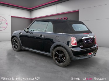 Mini cooper cabriolet 1.6 122 ch pack chilli garantie 1 an occasion simplicicar royan simplicicar simplicibike france