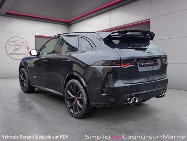 Jaguar f-pace 5.0 v8 550 ch  supercharged awd bva8 svr - entretien jaguar toit ouvrant sieges chauffants etat nickel occasion...