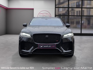 Jaguar f-pace 5.0 v8 550 ch  supercharged awd bva8 svr - entretien jaguar toit ouvrant sieges chauffants etat nickel occasion...