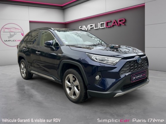 Toyota rav4 hybride my20 218 ch 2wd collection/camera 360/volant chauffant/sieges electriques/garantie 12 mois occasion paris...