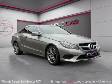 Mercedes classe e coupe 400 3.0 v6 333ch sportline a - entretien mercedes toit ouvrant garantie 12 mois occasion simplicicar...